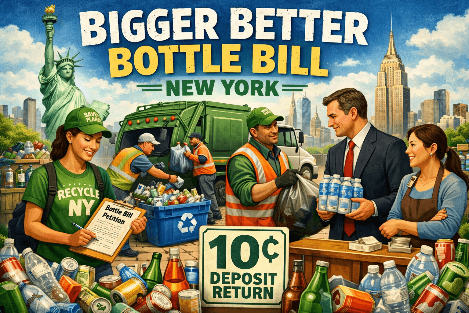 Will the New York Bottle Bill change? 